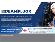 Tablet Screenshot of deanfluor.com